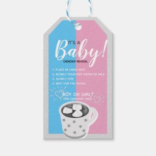 Gender Reveal Party Hot Chocolate Bomb Tag