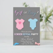 Gender Reveal Party Invitation (Standing Front)