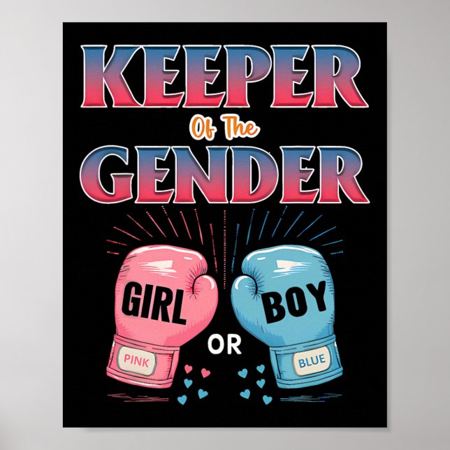 Gender Reveal Party Keeper Of Gender Boxing 4  Poster (Front)