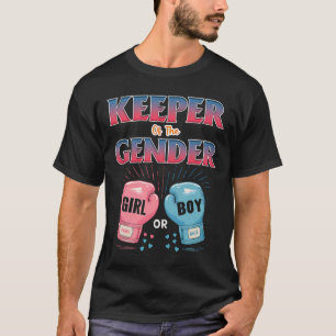 Gender Reveal Party Keeper Of Gender Boxing 4  T-Shirt