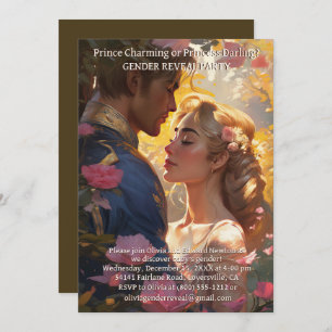 Gender Reveal Party Prince or Princess Invitations
