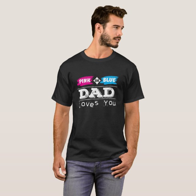 Gender Reveal Party T-Shirt for Mum and Dad Shirt (Front Full)