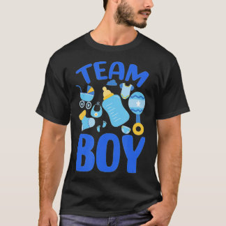 Gender Reveal Party Team Boy (7) T-Shirt