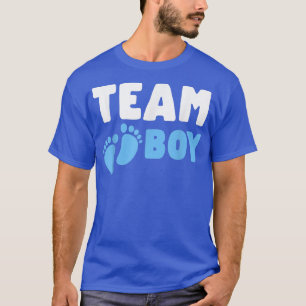 Gender reveal party team boy Baby Announcement Fut T-Shirt