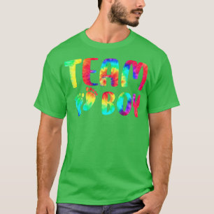 Gender reveal party team boy Baby Announcement Fut T-Shirt