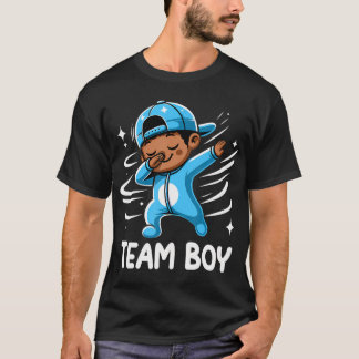Gender Reveal Party Team Boy Baby Announcement T-Shirt