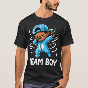 Gender Reveal Party Team Boy Baby Announcement T-Shirt