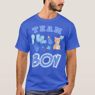Gender Reveal Party Team Boy cool T-Shirt