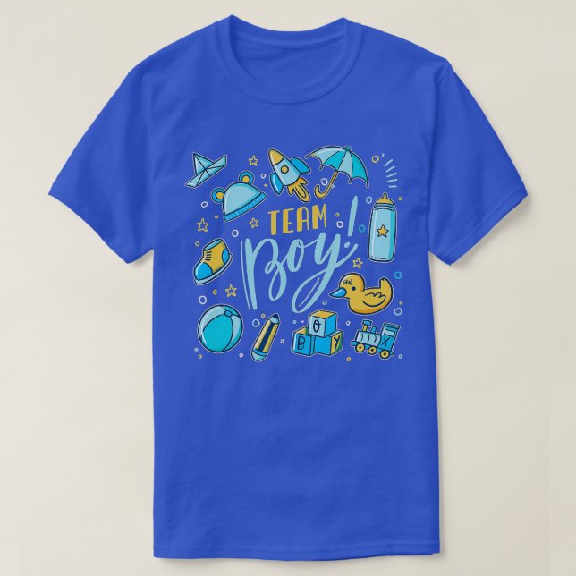 Gender Reveal Party - Team Boy  T-Shirt (Design Front)