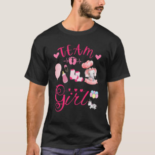 Gender Reveal Party Team Girl Cool T-Shirt
