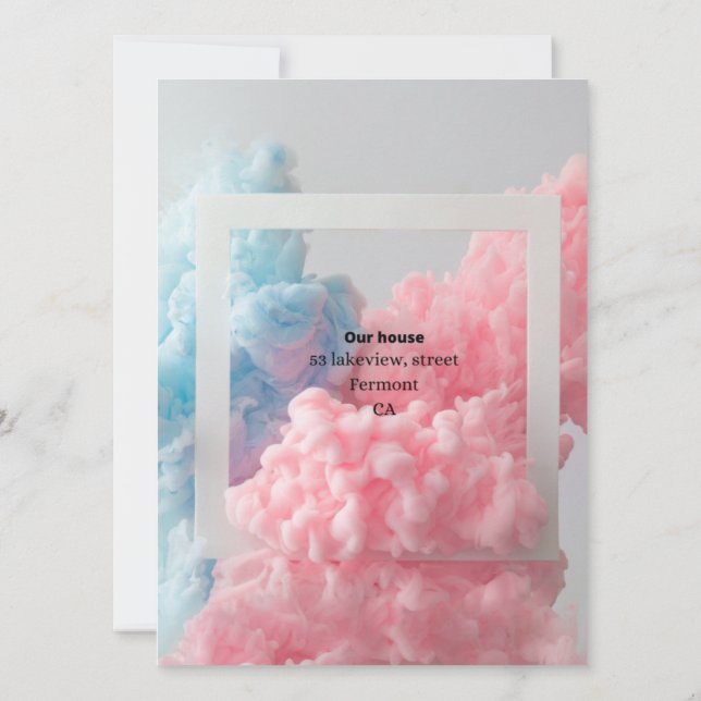 Gender reveal pink blue smoke (Back)