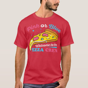Gender Reveal Pizza Design for a Pizza Lover T-Shirt