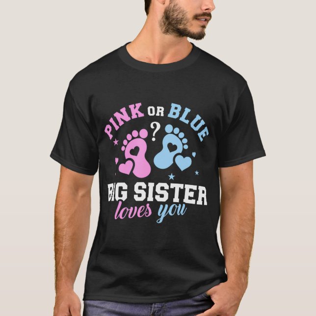 Gender Reveal Sister T-Shirt (Front)