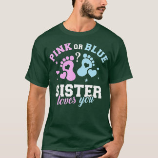 Gender reveal sister  T-Shirt