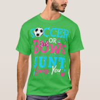 Gender Reveal Soccer Or Bows Aunt Loves You Goals