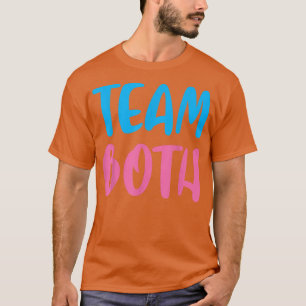 Gender reveal team both baby family party funny T-Shirt