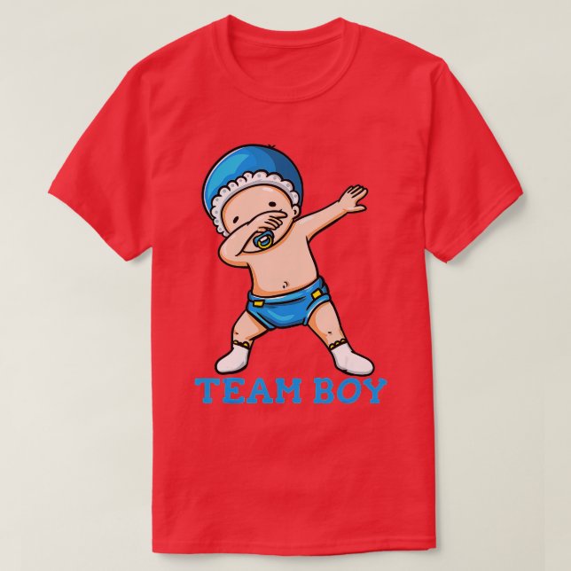 Gender Reveal Team Boy (1) T-Shirt (Design Front)