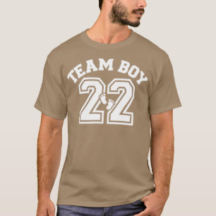 Gender reveal team boy 2022 matching family baby p T-Shirt