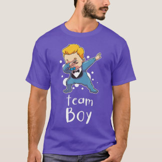 Gender Reveal Team Boy Baby Party (1)  T-Shirt