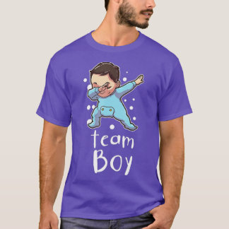 Gender Reveal Team Boy Baby Party  T-Shirt