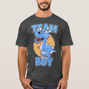 Gender Reveal Team Boy Dinosaur Team Boy Celebrati T-Shirt