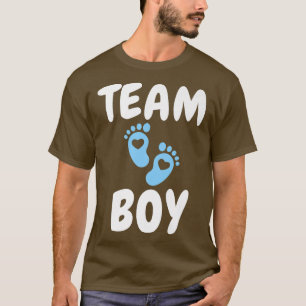 Gender Reveal Team Boy Funny Family Matching Party T-Shirt