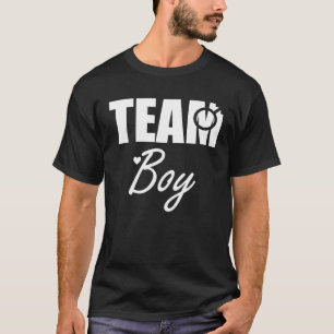 Gender Reveal Team Boy Gender Reveal Baby Shower T-Shirt