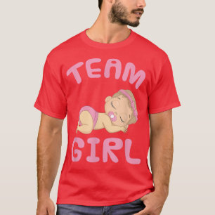 Gender reveal Team Girl for Baby Shower party It's T-Shirt