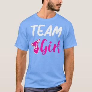 Gender Reveal Team GIRL Matching Family Baby Party T-Shirt