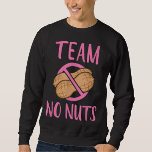 Gender reveal team no nuts girl matching family ba sweatshirt