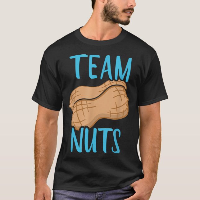 Gender reveal team nuts boy matching family baby p T-Shirt (Front)