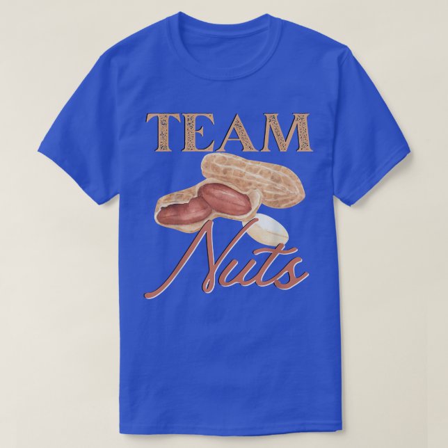 Gender reveal team nuts boy matching family baby p T-Shirt (Design Front)