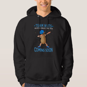Gender Reveal Team Nuts Coming Soon Hoodie