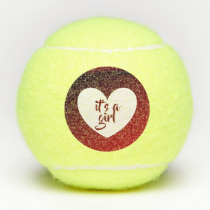 gender reveal tennis ball by dalDesignNZ