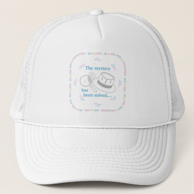 Gender Reveal Trucker Hat (Front)