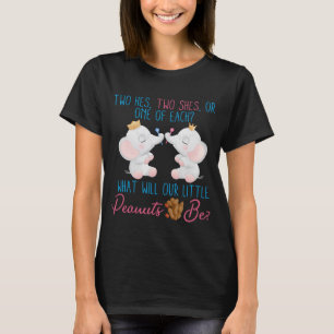 Gender Reveal Twins Baby Matching Shirt, Gender T-Shirt