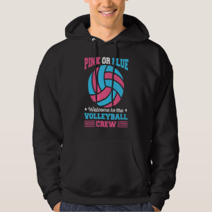 Gender Reveal Volleyball Quote For A Volleyball Pl Hoodie