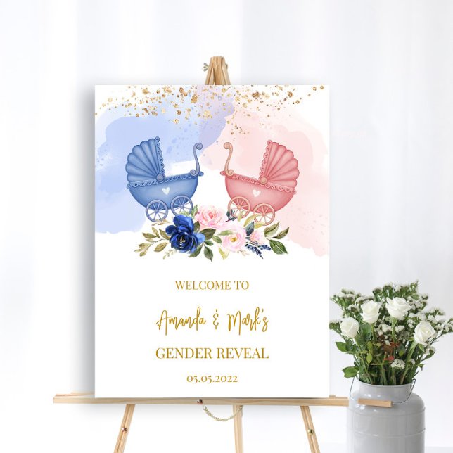 Gender Reveal Welcome Sign (Creator Uploaded)