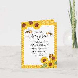 Gender reveal what will baby be party invitation
