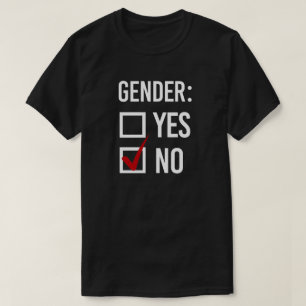 Gender Yes or No T-Shirt