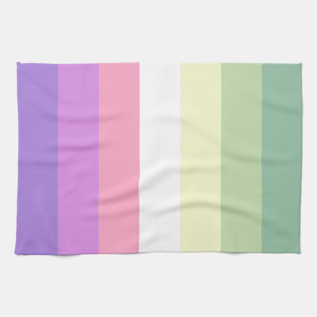 Genderfae Pride Flag Tea Towel (Horizontal)