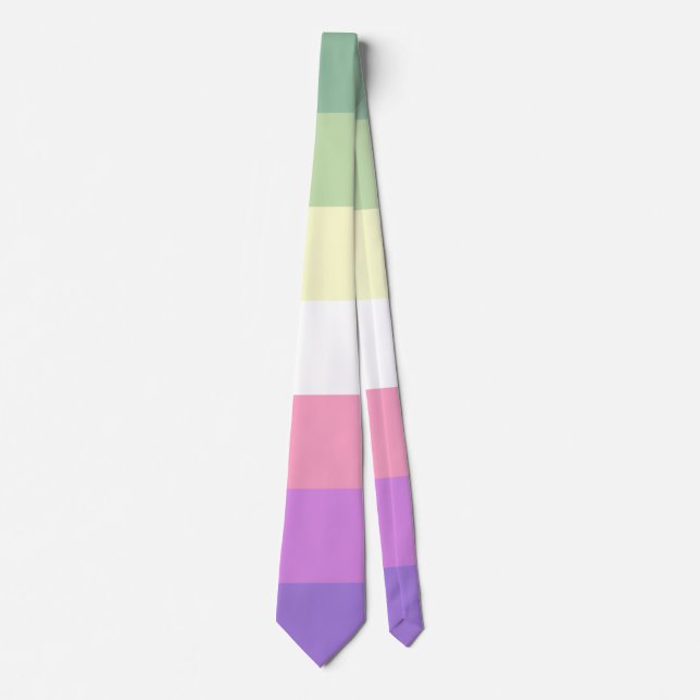 Genderfae Pride Flag  Tie (Front)