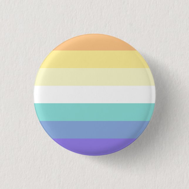 Genderfaun Pride Flag Badge (Front)