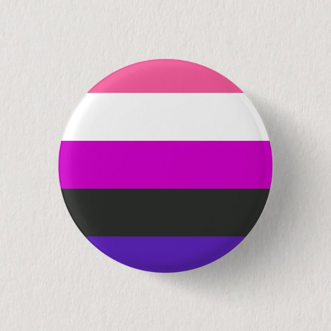 Genderfluid 3 Cm Round Badge (Front)