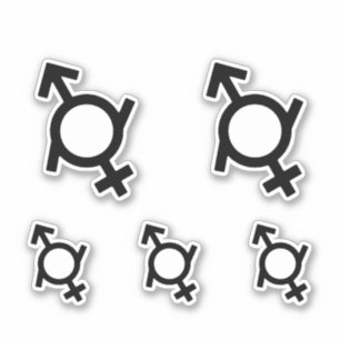 Genderfluid Female and Male Gender Symbol