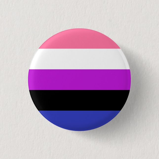 Genderfluid Flag Badge (Front)