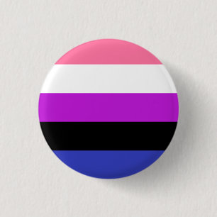 Genderfluid flag button