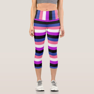 Genderfluid Flag Capris