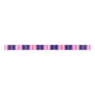 Genderfluid Flag Ribbon Satin Ribbon