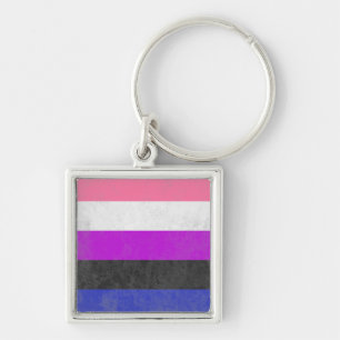 Genderfluid Key Ring